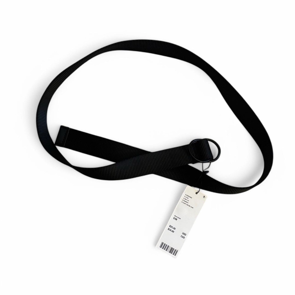 Black Double D-Ring Belt